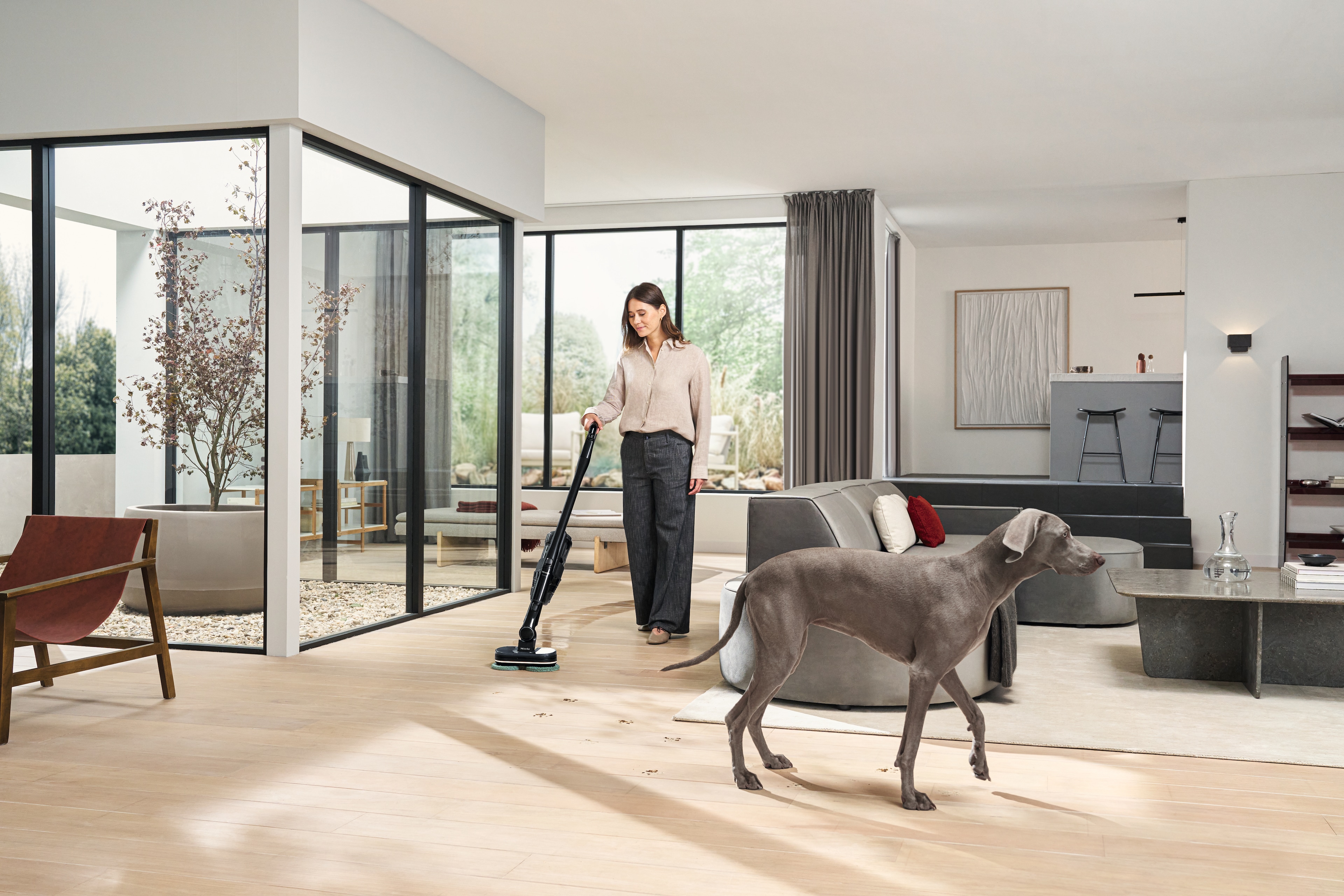 Miele Triflex HX3 Plus Aqua Obsidianschwarz Akkusauger