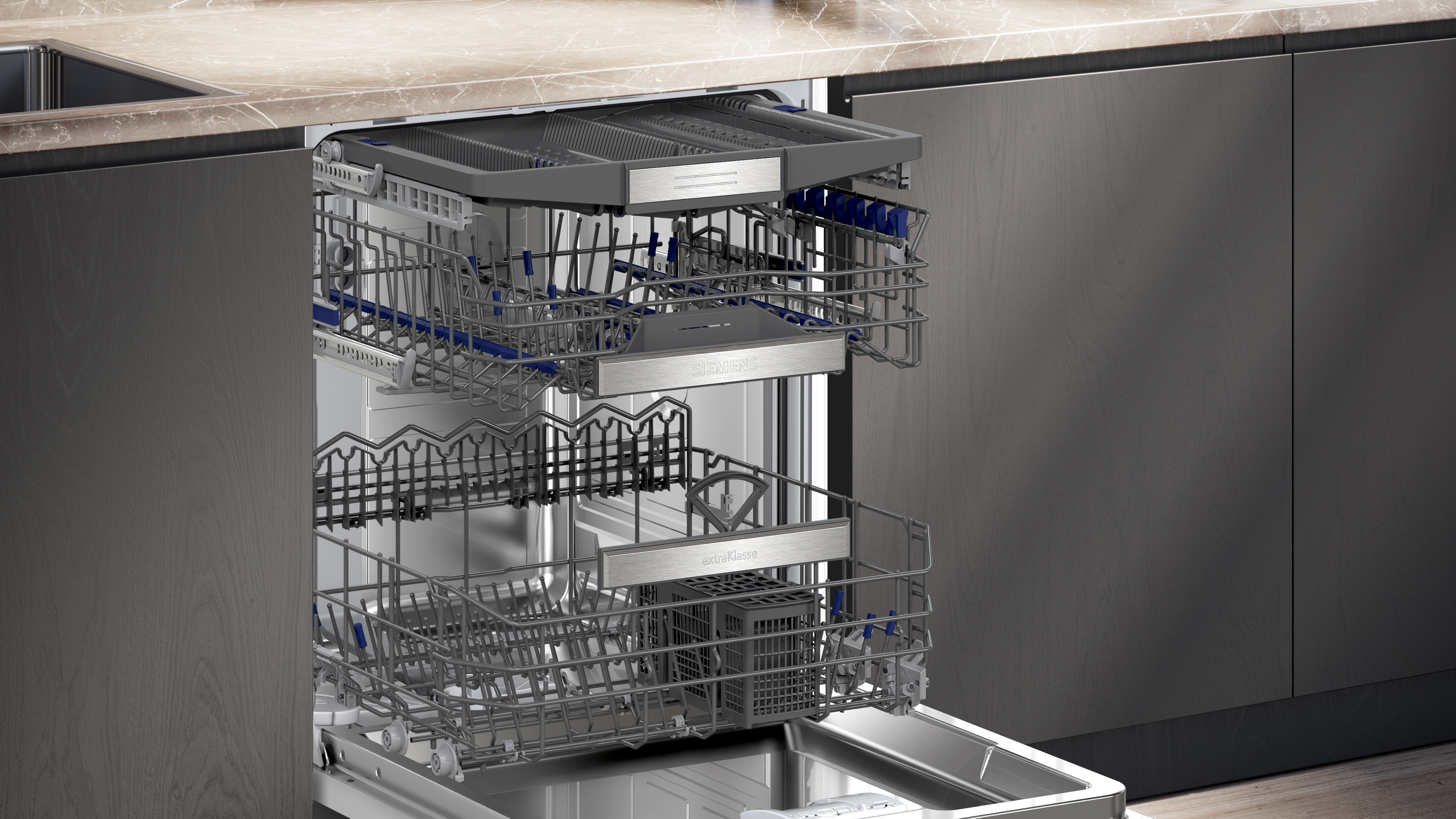 Siemens SN55ESM0CE Einbaugeschirrspüler integriert Topteam