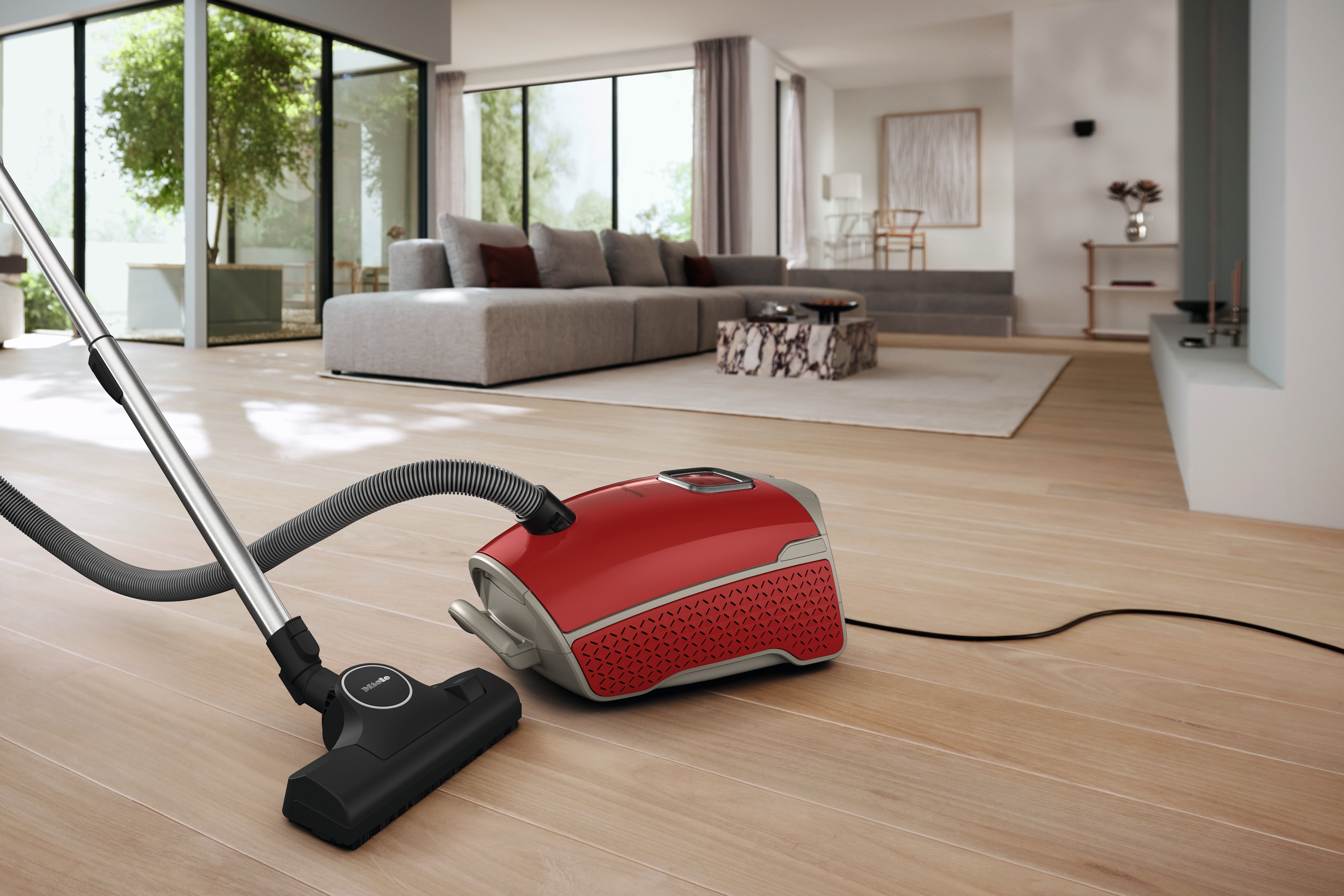 Miele Guard L1 Red Pulse Bodenstaubsauger Rubinrot