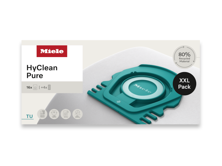 Miele TU XXL HyClean Pure / 16 Staubsaugerbeutel zum Vorteilspreis