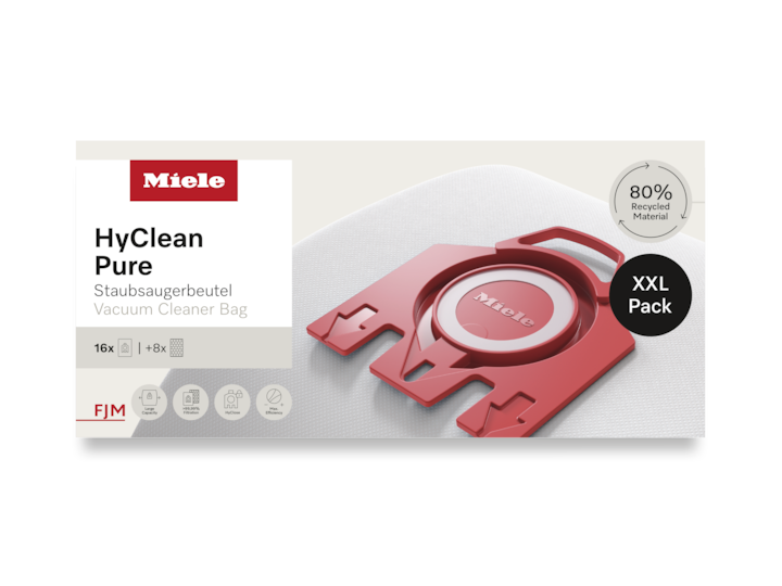 Miele FJM XXL HyClean Pure / 16 Staubsaugerbeutel zum Vorteilspreis