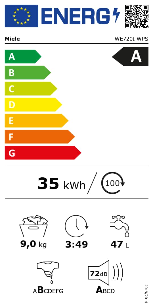 Miele WE720I WPS PWash & 9kg Waschmaschine