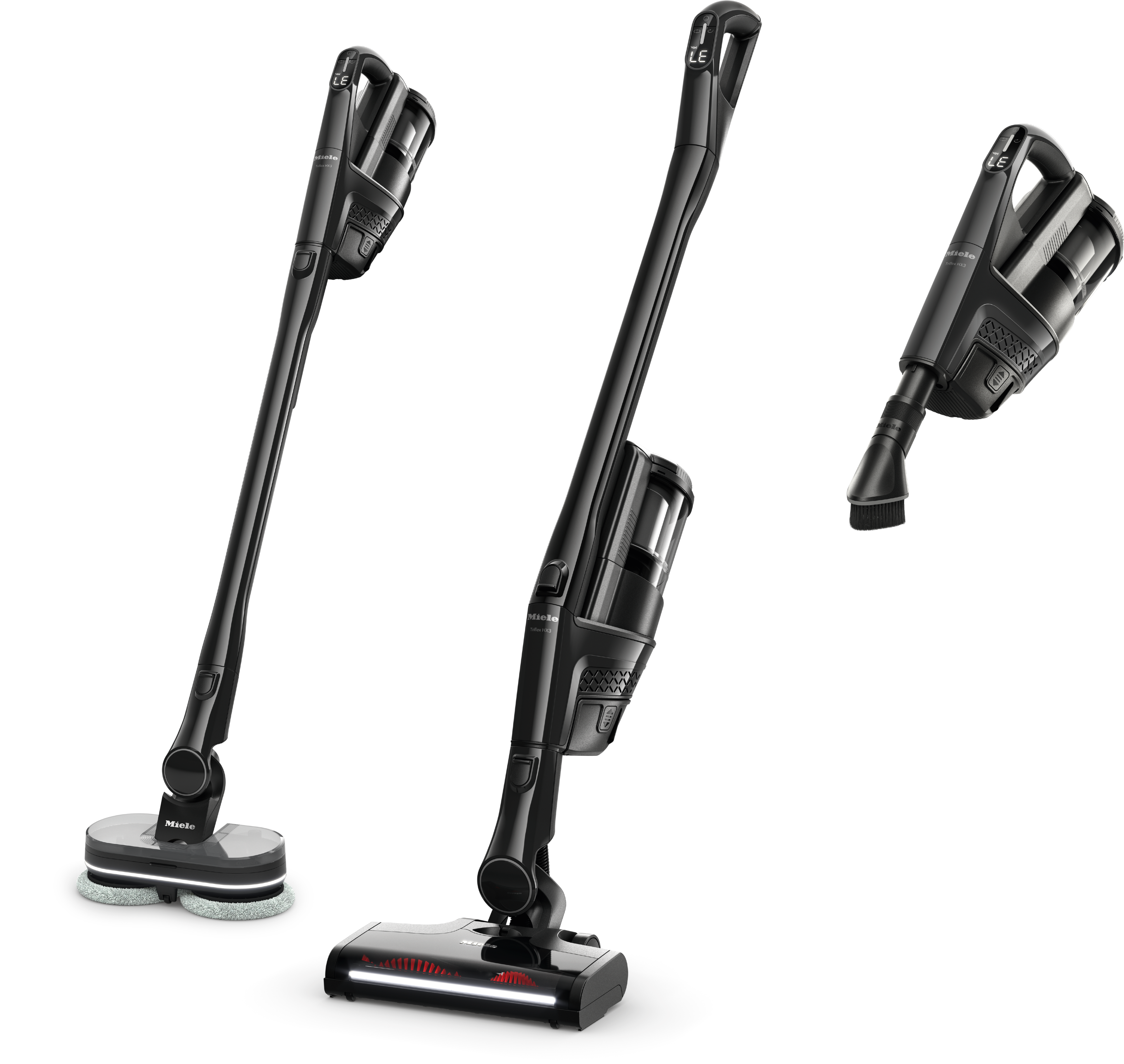 Miele Triflex HX3 Plus Aqua Obsidianschwarz Akkusauger