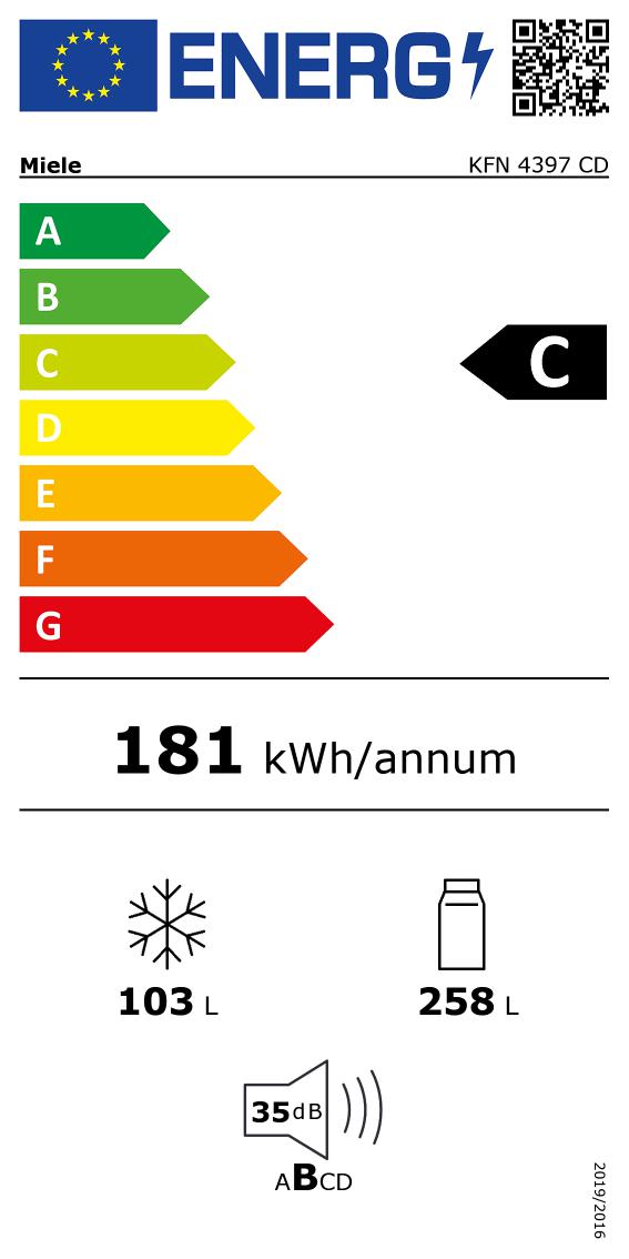 Miele KFN4397CD Kühl- / Gefrierkombination Edelstahllook