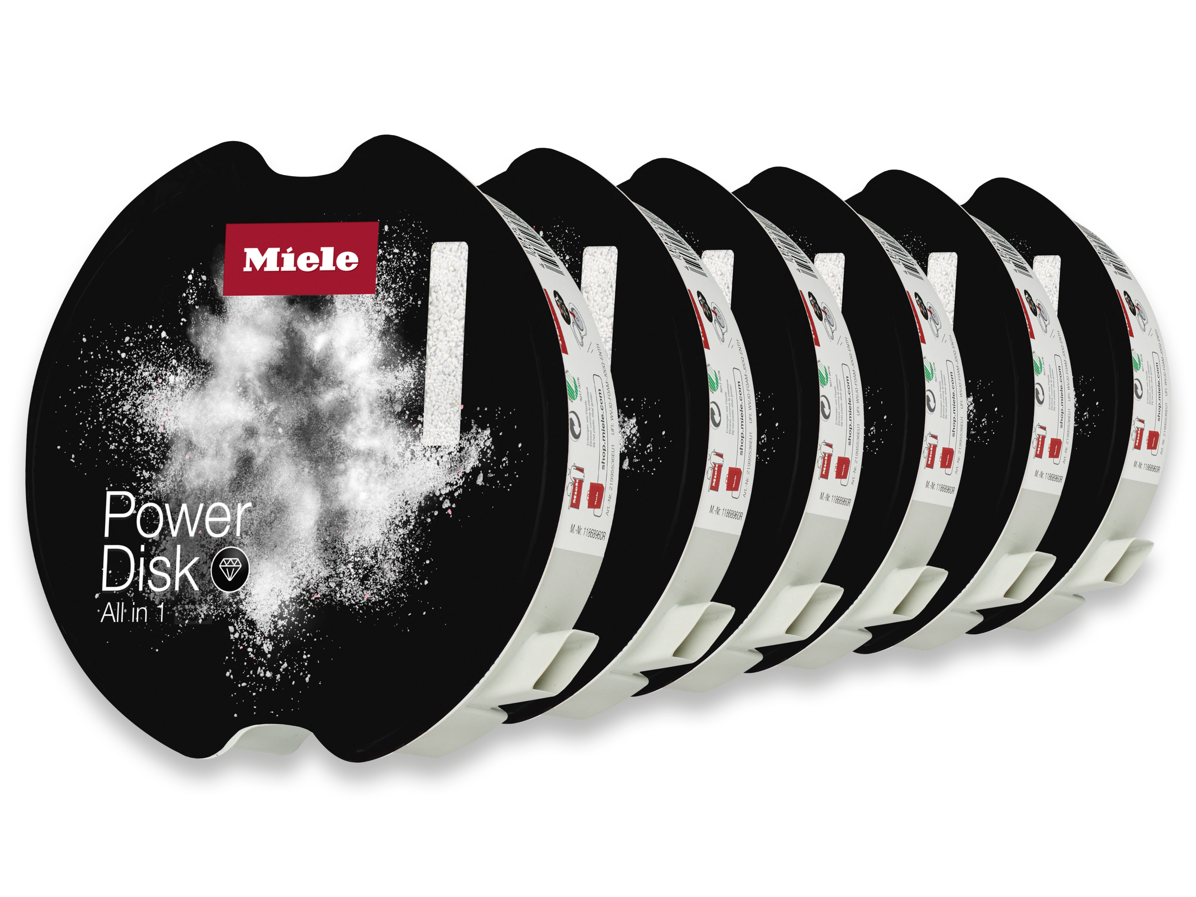 Miele PowerDisk All in 1, Vorratsset 6 Stück